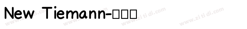 New Tiemann字体转换